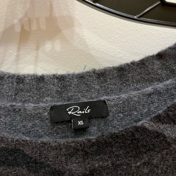 Rails XS Louis Charcoal Camo Sweater - Picture 4 of 7